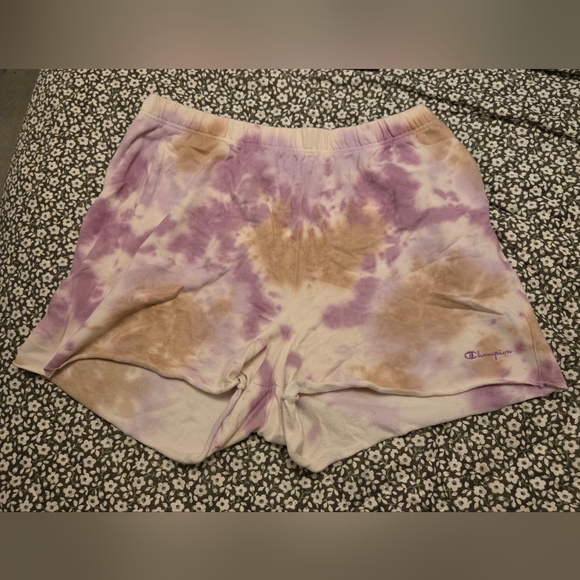 Champion Tie-Dye Sweat Shorts with pockets size XL - Picture 1 of 3